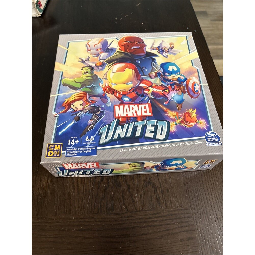 Marvel United Board Game Spin Master CMON Cooperative Strategy Game Complete ￼